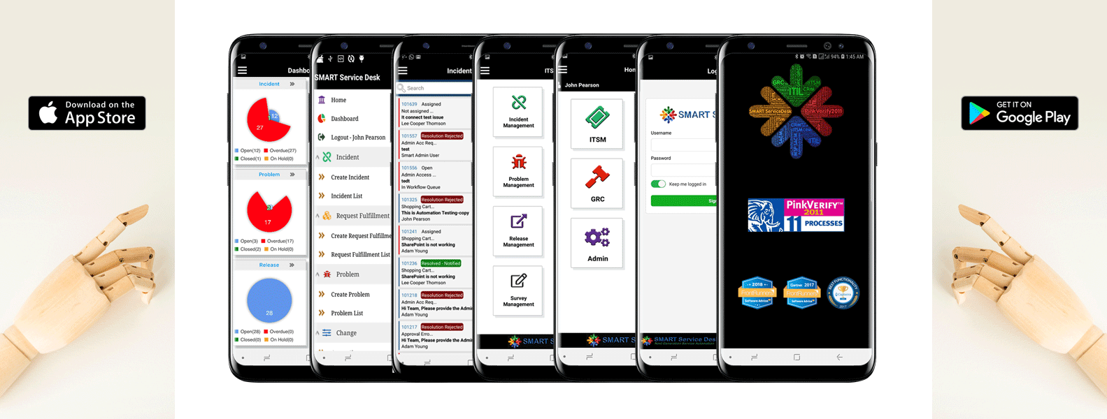 smart desk mobile apps